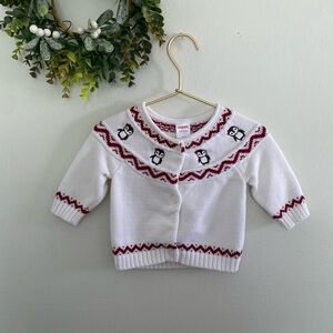 Gymboree Penguin Cardigan